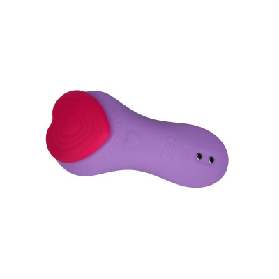 Вібромасажер FairyGasm HeartGem violet