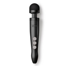 Вібромасажер DOXY Die Cast 3R Matte Black, дуже потужний, металевий корпус