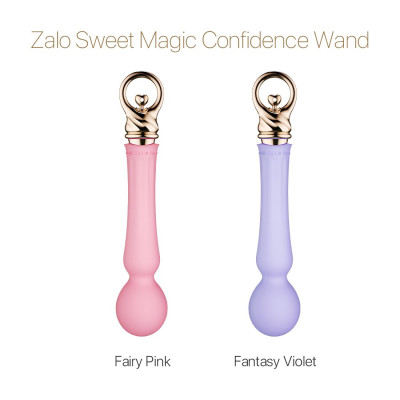 Вібромасажер з підігрівом Zalo Sweet Magic - Confidence Wand Fairy Pink