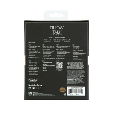 Вібромасажер Pillow Talk Secrets - Pleasure - Clitoral Vibrator Wand - Black