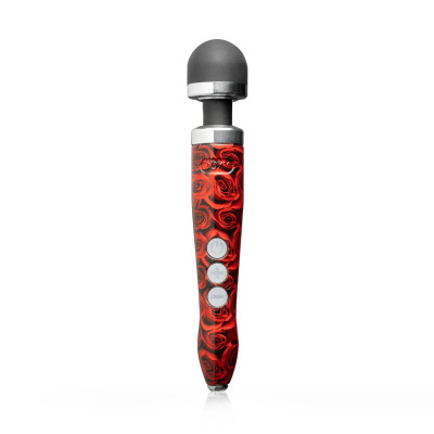 Вібромасажер DOXY Die Cast 3R ROSE PATTERN, дуже потужний, металевий корпус