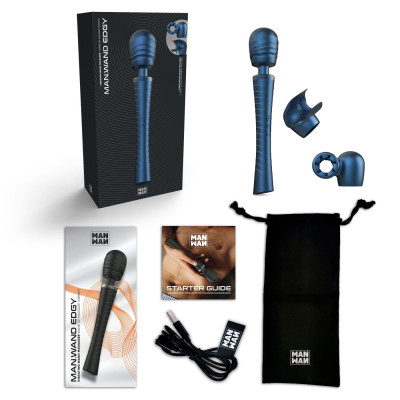 Вібромасажер MAN.WAND EDGY Stellar Blue