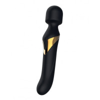 Вібромасажер 2-в-1 Dorcel Dual Orgasms Gold класичний масажер і вібратор з перловим масажем