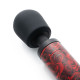 Вібромасажер DOXY Original ROSE PATTERN, дуже потужний, живлення 220В, пульсівні вібрації-2