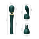 Вібромасажер з насадками Zalo — Kyro Wand Turquoise Green-1