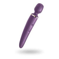 Вібромасажер Satisfyer Wand-er Woman (Фіолетовий/Золотий) водонепроникний, потужний, розмір XXL