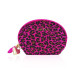 Мінівібромасажер Rianne S: Lovely Leopard Pink, 10 режимів роботи, косметичка-чохол, мед.силікон-2