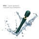 Вібромасажер з насадками Zalo — Kyro Wand Turquoise Green-4