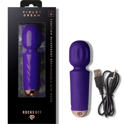 Вібромасажер Rocks Off Mini Wand Violet Dream, 16 режимів