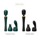 Вібромасажер з насадками Zalo — Kyro Wand Obsidian Black-7