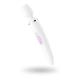Вібромасажер Satisfyer Wand-er Woman (Білий/Хром), водонепроникний, потужний, розмір XXL-1