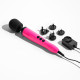 Вібромасажер DOXY Die Cast Massager Hot Pink, дуже потужний, живлення 220В, металевий корпус-3