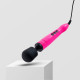 Вібромасажер DOXY Die Cast Massager Hot Pink, дуже потужний, живлення 220В, металевий корпус-5