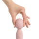 Вібромасажер Good Vibes Only - SIMI Double-Sided Wand Vibrator Soft Silicone - Pink-8