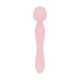 Вібромасажер Good Vibes Only - SIMI Double-Sided Wand Vibrator Soft Silicone - Pink-3