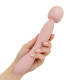 Вібромасажер Good Vibes Only - SIMI Double-Sided Wand Vibrator Soft Silicone - Pink-7
