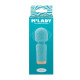 Вібромасажер M’Lady Mini Vibrating Wand Teal-2