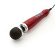 Вібромасажер DOXY Number 3 Candy Red, дуже потужний, живлення 220В, металевий корпус-1