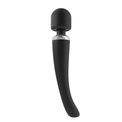 Потужний вібромасажер Dorcel Megawand Black який перезаряджається, 160 режимів