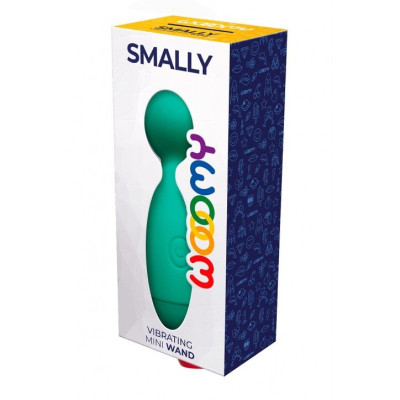 Вібромасажер Wooomy Smally Mini Wand Turquoise