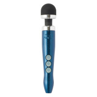 Вібромасажер DOXY Die Cast 3R Blue Flame, дуже потужний, металевий корпус