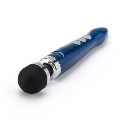 Вібромасажер DOXY Die Cast 3R Blue Flame, дуже потужний, металевий корпус