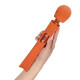 Вібромасажер Fun Factory VIM Vibrating Wand Orange, суперпотужний та легкий, до 6 годин роботи-4
