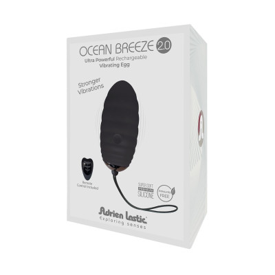 Виброяйце Adrien Lastic Ocean Breeze 2.0 Black Виброяйце Adrien Lastic Ocean Breeze 2.0 Black