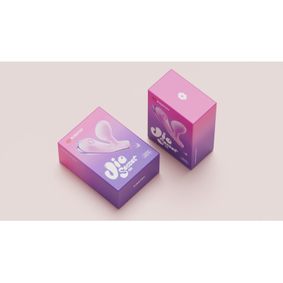 Віброяйце під одяг KISSTOY Viosecret Pro, з пульсацією для клітора, трусики-стрепи в комплекті