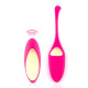 Віброяйце Rianne S: Pulsy Playball Deep Pink з вібрувальним пультом ДК, косметичка-чехол, 10 режимів-1