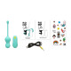 Віброяйце для точки G з пультом керування Romp Cello Light Teal, водонепроникне-6