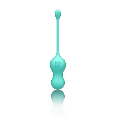 Віброяйце для точки G з пультом керування Romp Cello Light Teal, водонепроникне