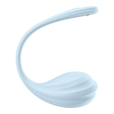 Віброяйце Satisfyer Smooth Petal Connect App Mint