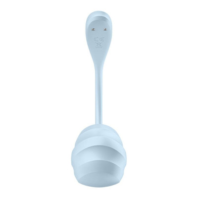 Віброяйце Satisfyer Smooth Petal Connect App Mint