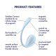 Віброяйце Satisfyer Smooth Petal Connect App Mint-6