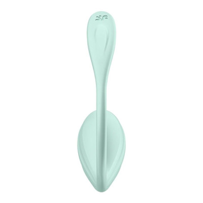 Віброяйце Satisfyer Smooth Petal Connect App Light Blue