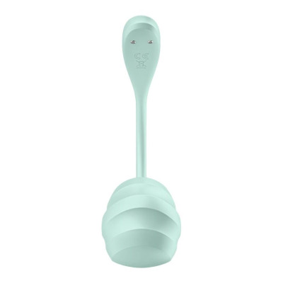 Віброяйце Satisfyer Smooth Petal Connect App Light Blue