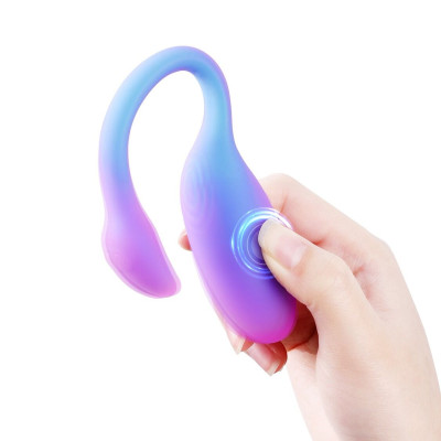 Смарт-віброяйце Magic Motion Flamingo Max Blue 2 в 1: віброяйце та тренажер Кегеля, 10 режимів Смарт-віброяйце Magic Motion Flamingo Max Blue 2 в 1: віброяйце та тренажер Кегеля, 10 режимів