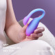 Смарт-віброяйце Magic Motion Flamingo Max Blue 2 в 1: віброяйце та тренажер Кегеля, 10 режимів-10