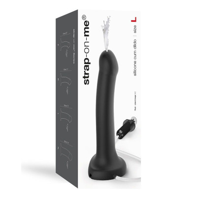 Кінчаючий фалоімітатор Strap-On-Me Dildo Cum Black Кінчаючий фалоімітатор Strap-On-Me Dildo Cum Black