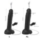 Фалоімітатор, що кінчає Strap-On-Me SQUIRTING CUM DILDO REALISTIC Black L-2