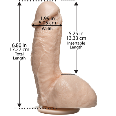 Фалоімітатор, що кінчає Doc Johnson The Amazing Squirting Realistic Cock, ПВХ, діаметр 5,1см Фалоімітатор, що кінчає Doc Johnson The Amazing Squirting Realistic Cock, ПВХ, діаметр 5,1см