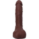 Фалоімітатор, що кінчає Doc Johnson The Realistic Cock ULTRASKYN - Squirting 9,5 Inch Chocolate-3