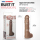 Фалоімітатор, що кінчає Doc Johnson The Realistic Cock ULTRASKYN - Squirting 9,5 Inch Caramel-4