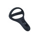 Подвійне ерекційне кільце Fun Town Rise Black, керування зі смартфона-2