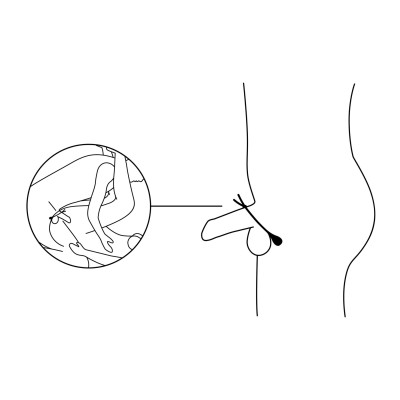 Ерекційне кільце Nexus FORGE Vibrating Adjustable Lasso - Black