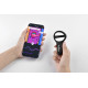 Подвійне ерекційне кільце Fun Town Rise Black, керування зі смартфона-7