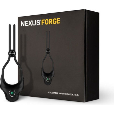 Ерекційне кільце Nexus FORGE Vibrating Adjustable Lasso - Black