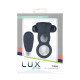 Подвійне ерекційне кільце з вібрацією Lux Active-Triad - Vibrating Dual Cock Ring, пульт ДК-6