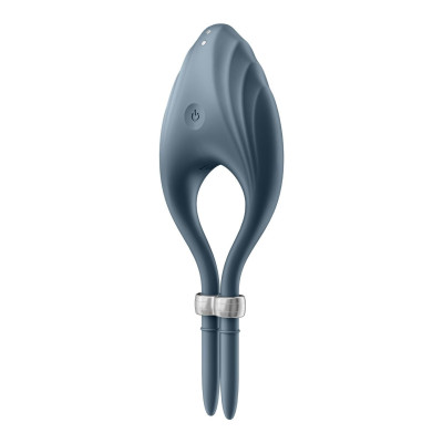 Ерекційне віброкільце-ласо Satisfyer Duelist Dark Blue, 10 режимів, потужний мотор